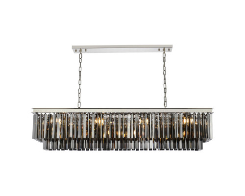 Elegant Sydney Pendant - Polished Nickel/Silver, L 14" (1202D60PN-SS-RC)