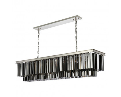 Elegant Sydney Pendant - Polished Nickel/Silver, L 14" (1202D60PN-SS-RC)