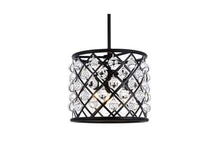 Elegant Urban Classic Madison Collection Pendant Lamp - Matte Black, L 14" (1204D14MB-RC)