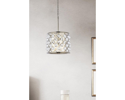 Elegant Urban Classic Madison Collection Pendant Lamp - Polished Nickel, L 14" (1204D14PN-RC)