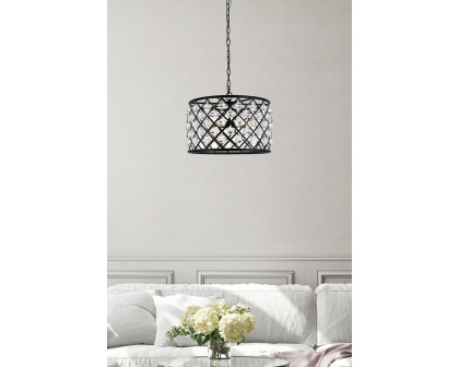 Elegant Urban Classic Madison Collection Pendant Lamp - Matte Black, L 20" (1204D20MB-RC)