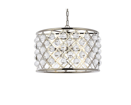 Elegant Urban Classic Madison Collection Pendant Lamp - Polished Nickel, L 20" (1204D20PN-RC)