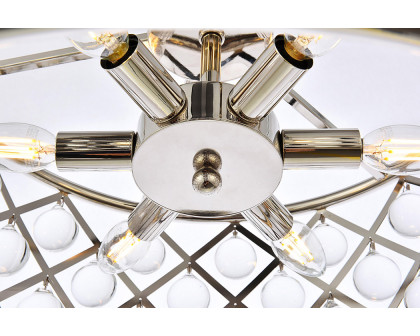 Elegant Urban Classic Madison Collection Pendant Lamp - Polished Nickel, L 20" (1204D20PN-RC)