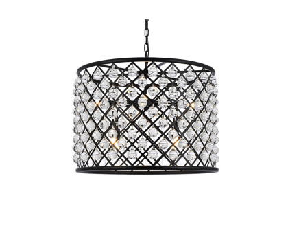 Elegant Urban Classic Madison Collection Pendant Lamp - Matte Black, L 27.5" (1204D27MB-RC)