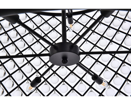 Elegant Urban Classic Madison Collection Pendant Lamp - Matte Black, L 35.5" (1204D35MB-RC)