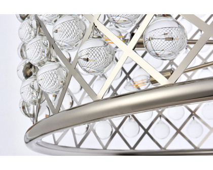 Elegant Urban Classic Madison Collection Pendant Lamp - Polished Nickel, L 35.5" (1204D35PN-RC)