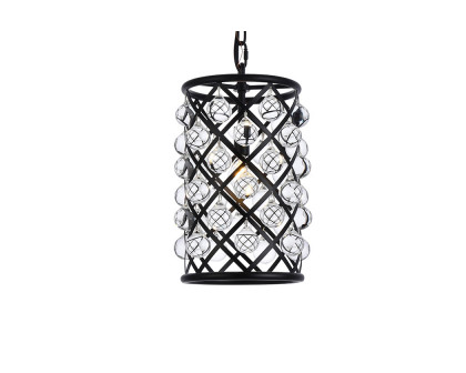 Elegant Urban Classic Madison Collection Pendant Lamp - Matte Black, L 8" (1204D8MB-RC)