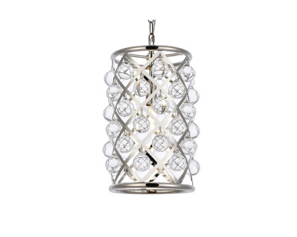 Elegant Urban Classic Madison Collection Pendant Lamp - Polished Nickel, L 8" (1204D8PN-RC)