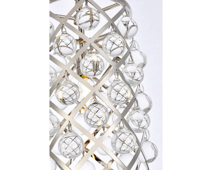 Elegant Urban Classic Madison Collection Pendant Lamp - Polished Nickel, L 8" (1204D8PN-RC)