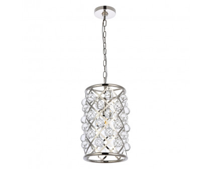 Elegant Urban Classic Madison Collection Pendant Lamp - Polished Nickel, L 8" (1204D8PN-RC)