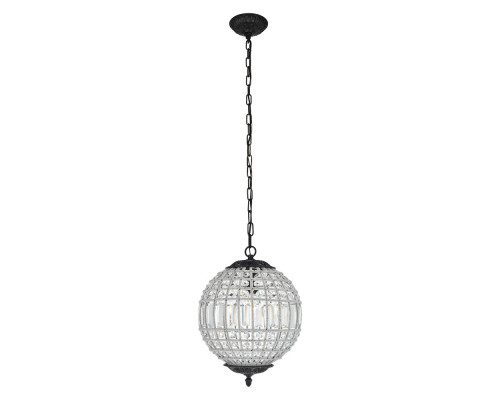 Elegant Urban Classic Pendant Lamp - Dark Bronze, L 12" (1205D12DB-RC)