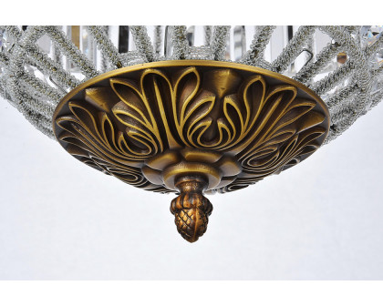 Elegant Urban Classic Pendant Lamp - French Gold, L 12" (1205D12FG-RC)