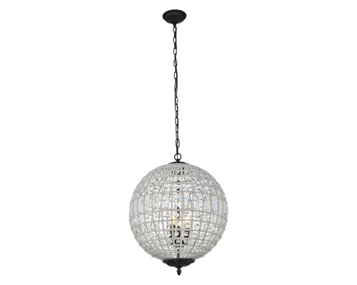 Elegant Urban Classic Pendant Lamp - Dark Bronze, L 18" (1205D18DB-RC)