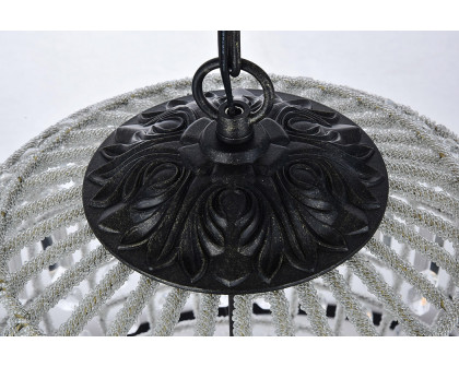 Elegant Urban Classic Pendant Lamp - Dark Bronze, L 18" (1205D18DB-RC)