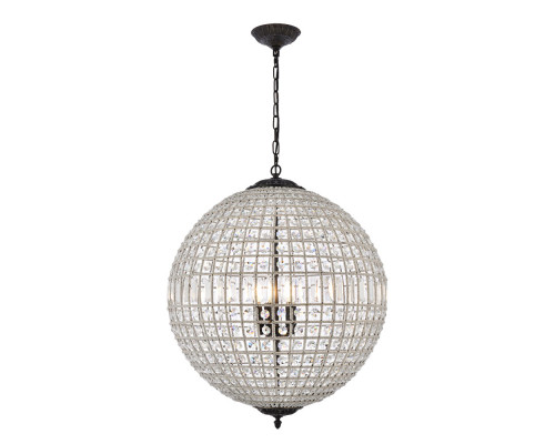 Elegant Urban Classic Pendant Lamp - Dark Bronze, L 24" (1205D24DB-RC)