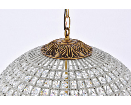 Elegant Urban Classic Pendant Lamp - French Gold, L 24.5" (1205D24FG-RC)