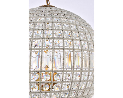 Elegant Urban Classic Pendant Lamp - French Gold, L 24.5" (1205D24FG-RC)