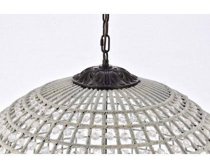 Elegant Urban Classic Pendant Lamp - Dark Bronze, L 36" (1205G36DB-RC)