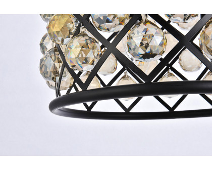 Elegant Urban Classic Madison Collection Pendant Lamp - Matte Black/Gold, L 14" (1206D14MB-GT-RC)