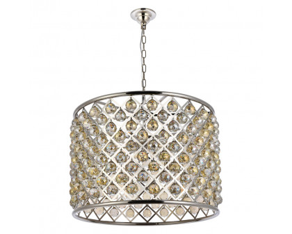 Elegant Urban Classic Madison Collection Pendant Lamp - Polished Nickel/Gold, L 27.5" (1206D27PN-GT-RC)