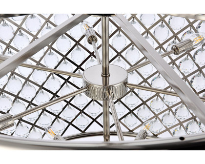 Elegant Urban Classic Madison Collection Pendant Lamp - Polished Nickel, L 35.5" (1206D35PN-RC)