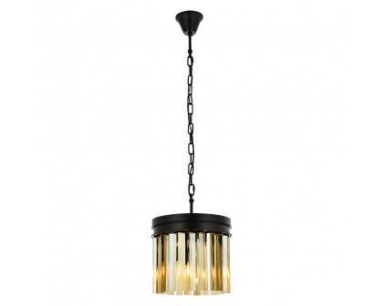 Elegant - Crystal Prism 6 Light Round Chandelier