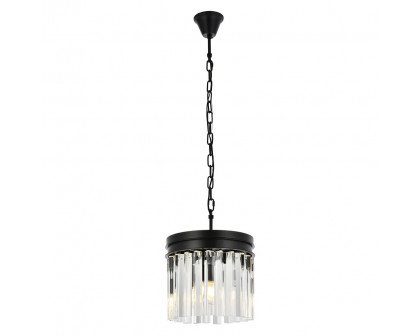 Elegant - Crystal Prism 6 Light Round Chandelier