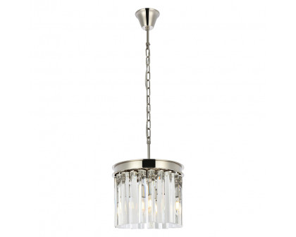 Elegant - Crystal Prism 6 Light Round Chandelier