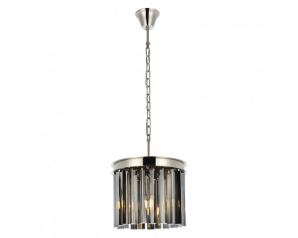 Elegant - Crystal Prism 6 Light Round Chandelier