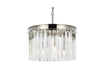 Elegant - Crystal Prism 6 Light Round Chandelier