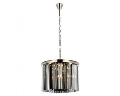 Elegant - Crystal Prism 6 Light Round Chandelier