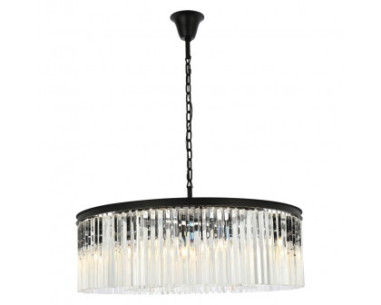 Elegant - Crystal Prism 6 Light Round Chandelier