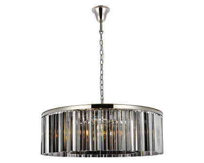 Elegant - Crystal Prism 6 Light Round Chandelier