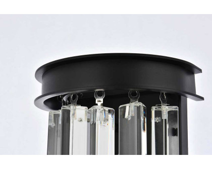 Elegant Urban Classic Sydney Collection Wall Lamp - Matte Black (1208W8MB-RC)