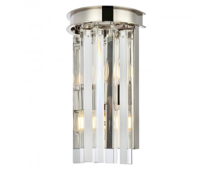 Elegant Urban Classic Sydney Collection Wall Lamp - Polished Nickel (1208W8PN-RC)