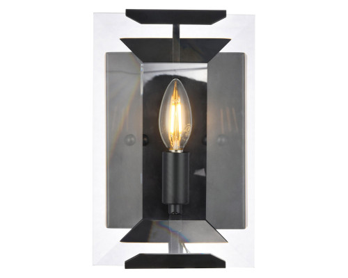 Elegant Urban Classic Monaco Collection Wall Sconce - Flat Black (1212W6FB)