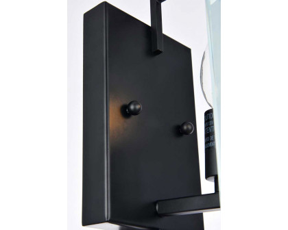 Elegant Urban Classic Monaco Collection Wall Sconce - Flat Black (1212W6FB)