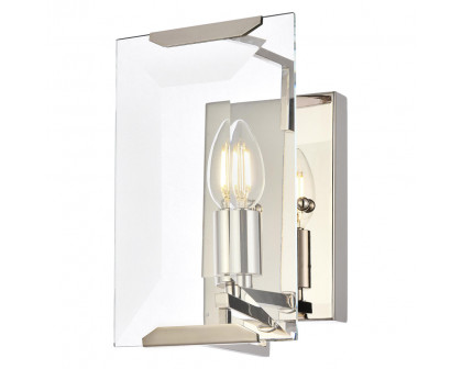 Elegant Urban Classic Monaco Collection Wall Sconce - Polished Nickel (1212W6PN)