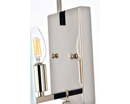 Elegant Urban Classic Monaco Collection Wall Sconce - Polished Nickel (1212W6PN)