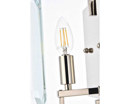 Elegant Urban Classic Monaco Collection Wall Sconce - Polished Nickel (1212W6PN)