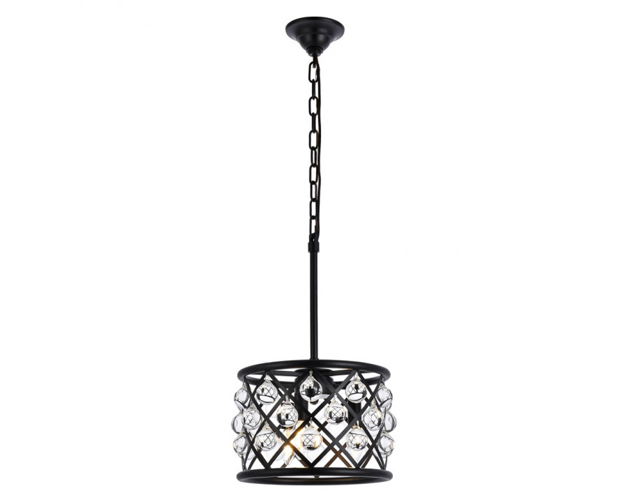 Elegant - Crystal Grid Hoop 3 Light Chandelier (PNT-1213D)