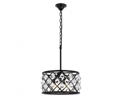 Elegant - Crystal Grid Hoop 3 Light Chandelier (PNT-1213D)