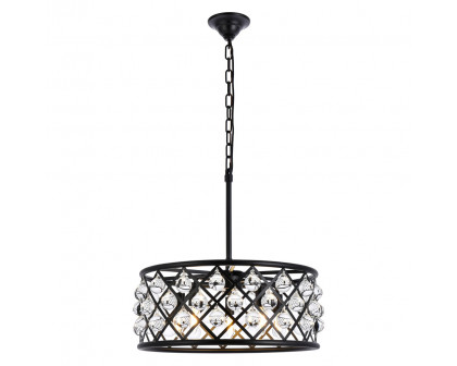 Elegant - Crystal Grid Hoop 3 Light Chandelier (PNT-1213D)