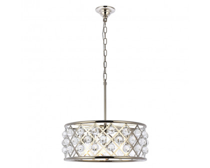 Elegant - Crystal Grid Hoop 3 Light Chandelier (PNT-1213D)