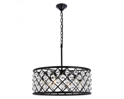 Elegant - Crystal Grid Hoop 3 Light Chandelier (PNT-1213D)