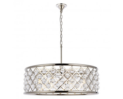 Elegant - Crystal Grid Hoop 3 Light Chandelier (PNT-1213D)