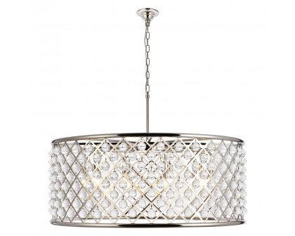 Elegant - Crystal Grid Hoop 3 Light Chandelier (PNT-1213D)