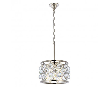 Elegant - Crystal Grid Hoop 3 Light Chandelier (PNT-1214D)