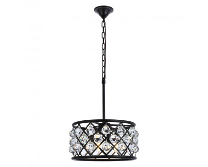 Elegant - Crystal Grid Hoop 3 Light Chandelier (PNT-1214D)