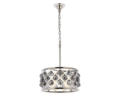 Elegant - Crystal Grid Hoop 3 Light Chandelier (PNT-1214D)